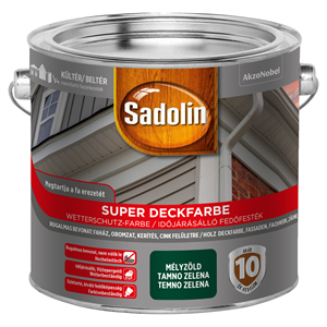 Sadolin Super Deckfarbe fafesték mélyzöld 2,5 L