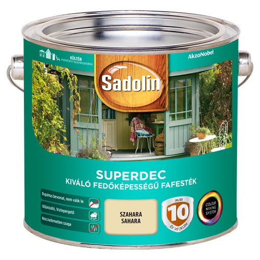 Sadolin Super Deckfarbe fafesték szahara 2,5 L Superdec