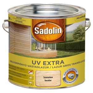 Sadolin Extra Vastaglazúr 1 UV-álló Színtelen 2,5 L