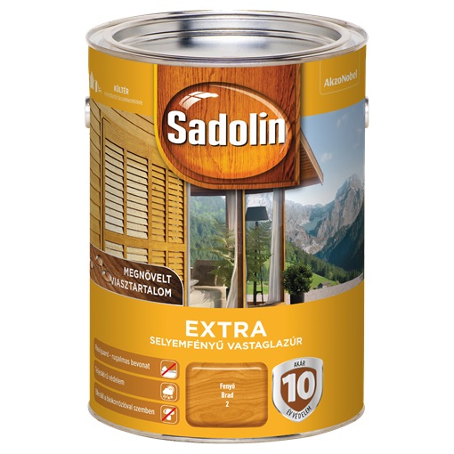 Sadolin Extra Vastaglazúr 2 Fenyő 5 L
