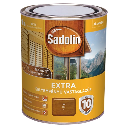 Sadolin Extra Vastaglazúr 4 Dió 0,75 L