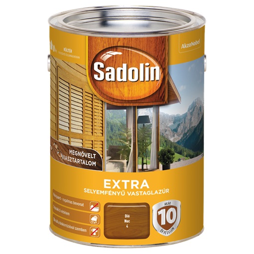Sadolin Extra Vastaglazúr 4 Dió 5 L