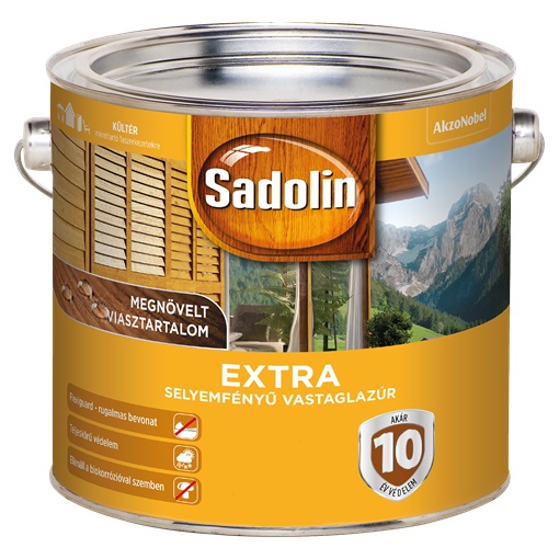 Sadolin Extra Vastaglazúr 88 Rusztikus tölgy 2,5 L