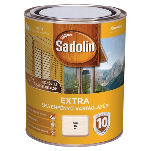 Sadolin Extra Vastaglazúr 99 Fehér 0,75L