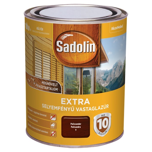 Sadolin Extra Vastaglazúr 9 Paliszander 0,75 L