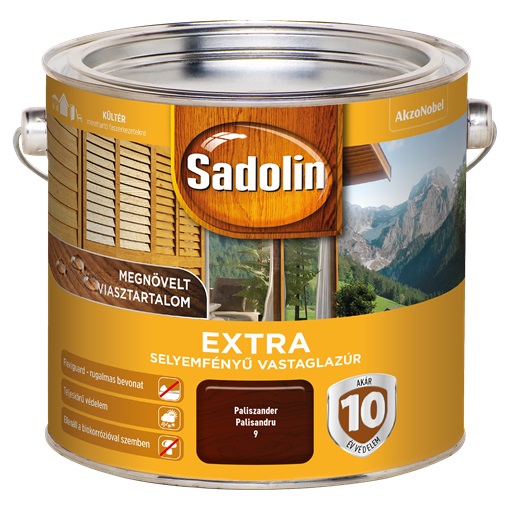 Sadolin Extra Vastaglazúr 9 Paliszander 2,5 L