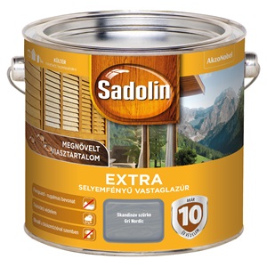 Sadolin Extra Vastaglazúr Skandináv szürke 2,5 L
