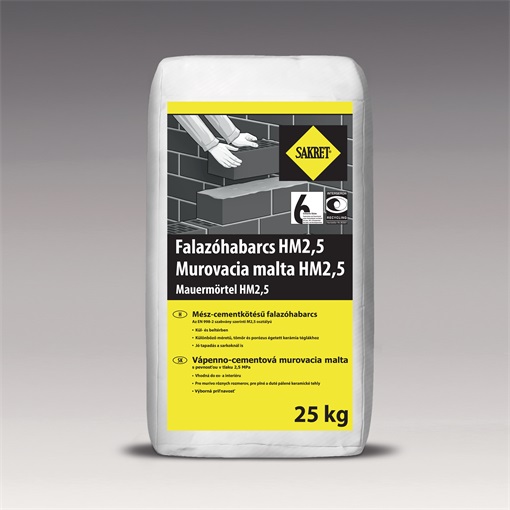 Sakret Falazóhabarcs HM2,5 25 kg