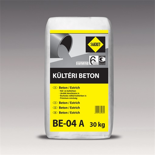 Sakret Kültéri esztrich BE 0-4 A 40mm 30 kg