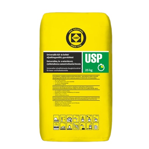 Sakret Önterülő kül-beltéri aljzatkiegyenlítő USP 25 kg 1,5-30mm gyorskötésű
