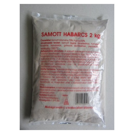 Samott habarcs  2 Kg /Klorid/