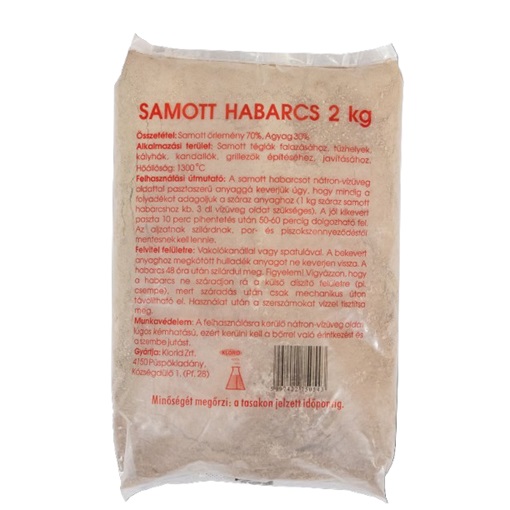 Samott habarcs  2 Kg /Klorid/