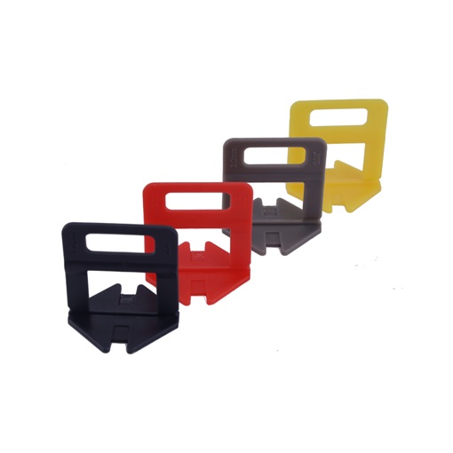 Sch 33102 Clips 1,5 mm szintező talp, piros, 100 db/csomag