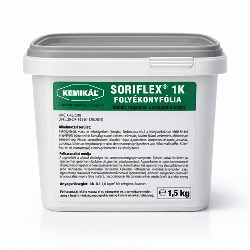 Soriflex 1 K kenhető szigetelő fólia  1,5 kg