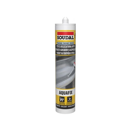 Soudal Aquafix tető és csatorna transzparens 280 ml