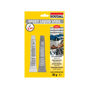 Soudal Epoxy Liquid Steel 2x15ml 2K Rapid