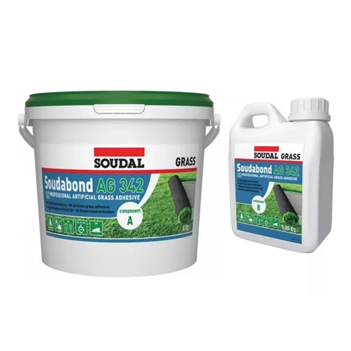Soudal Soudabond AG 342 2K műfű ragasztó A+B komp. (6kg+0,85kg)