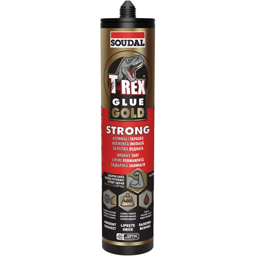 Soudal T-REX Gold Strong szerelési ragasztó 290 ml