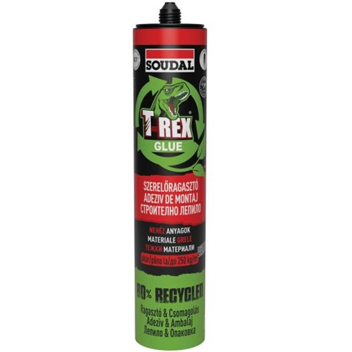 Soudal T-REX szerelőragasztó 350 gr nehéz anyagokhoz (250kg/m2)