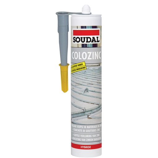 Soudal Tetőlemez tömítő - Colozinc szürke 290 ml - MS-Polymer