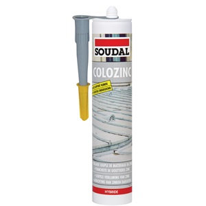Soudal Tetőlemez tömítő - Colozinc szürke 290 ml - MS-Polymer