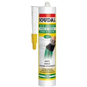 Soudal akril festhető tömítő fekete 310 ml