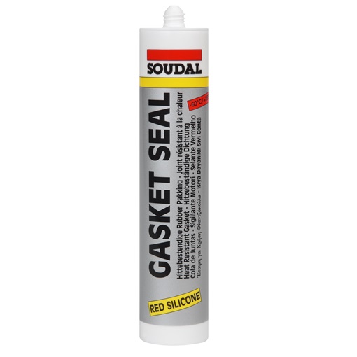Soudal gépipari tömítő (Gasket Seal) 310 ml 285°C-ig hőálló fekete
