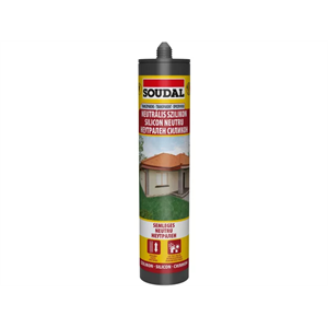 Soudal neutrális szilikon fekete 280 ml