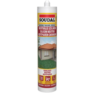 Soudal neutrális szilikon transzp. 280 ml