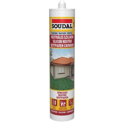 Soudal neutrális szilikon transzp. 280 ml