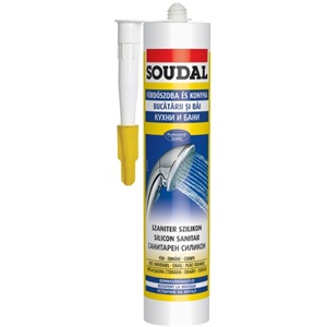 Soudal szaniter szilikon szürke 280 ml