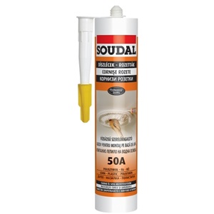 Soudal szerelőragasztó 50A díszlécek, rozetták ragasztására 280 ml