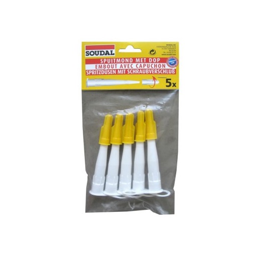 Soudal szilikoncsőr (5db-os csomag)