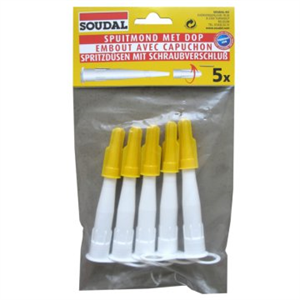 Soudal szilikoncsőr (5db-os csomag)