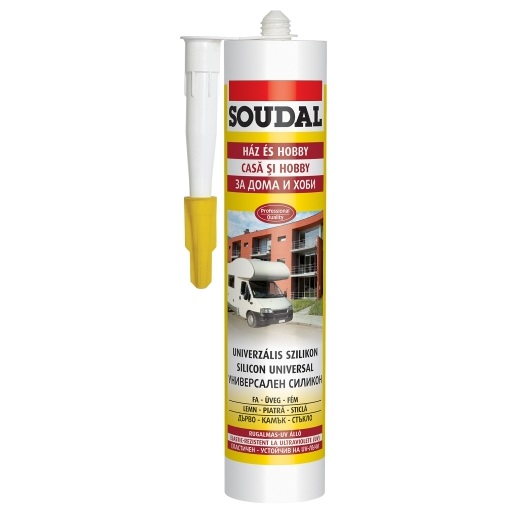 Soudal univerzális szilikon transz. 60 gr