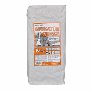 Stukatúr gipsz 10 kg Kittfort