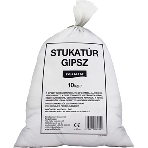 Stukatúr gipsz 10 kg Poli-farbe