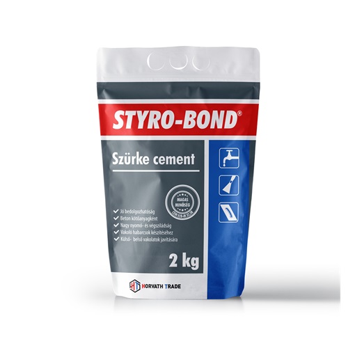 Szürkecement  2 kg Styro-bond