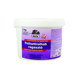 Styroporkleber polisztirolhab ragasztó 3 kg /Düfa/