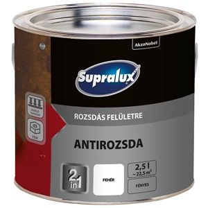 Supralux Antirozsda fehér 2,5 L
