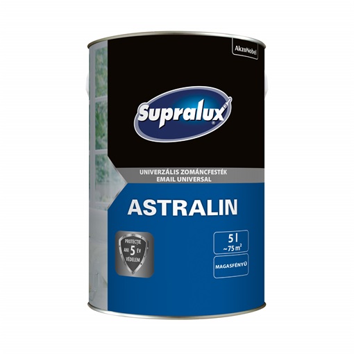 Supralux Astralin Univ.zománc fényes fehér 5 L