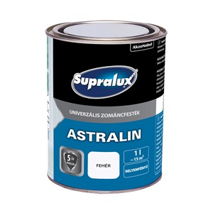 Supralux Astralin Univ.zománc selyemfényű fehér 1 L