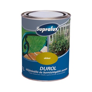 Supralux Durol időjárásálló zománc okker 1 L