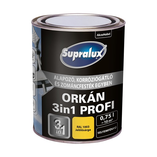 Supralux Orkán 3in1 Profi RAL1003 Jelölősárga 0,75L