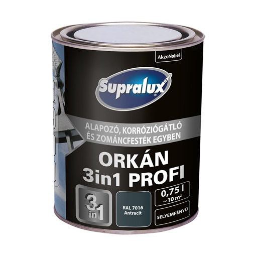 Supralux Orkán 3in1 Profi RAL7016 Antracit 0,75L