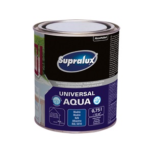 Supralux Universal Aqua vizes sf.zománc kék RAL5010 0,75 L