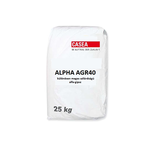Széria Alpha AGR40 alfagipsz 25 kg