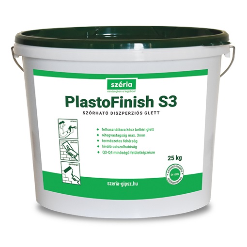 Széria PlastoFinish S3E vödrös 25 kg
