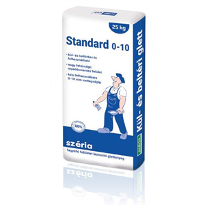 Széria Standard kül- és beltéri glett 25 kg
