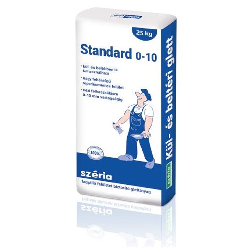 Széria Standard kül- és beltéri glett 25 kg